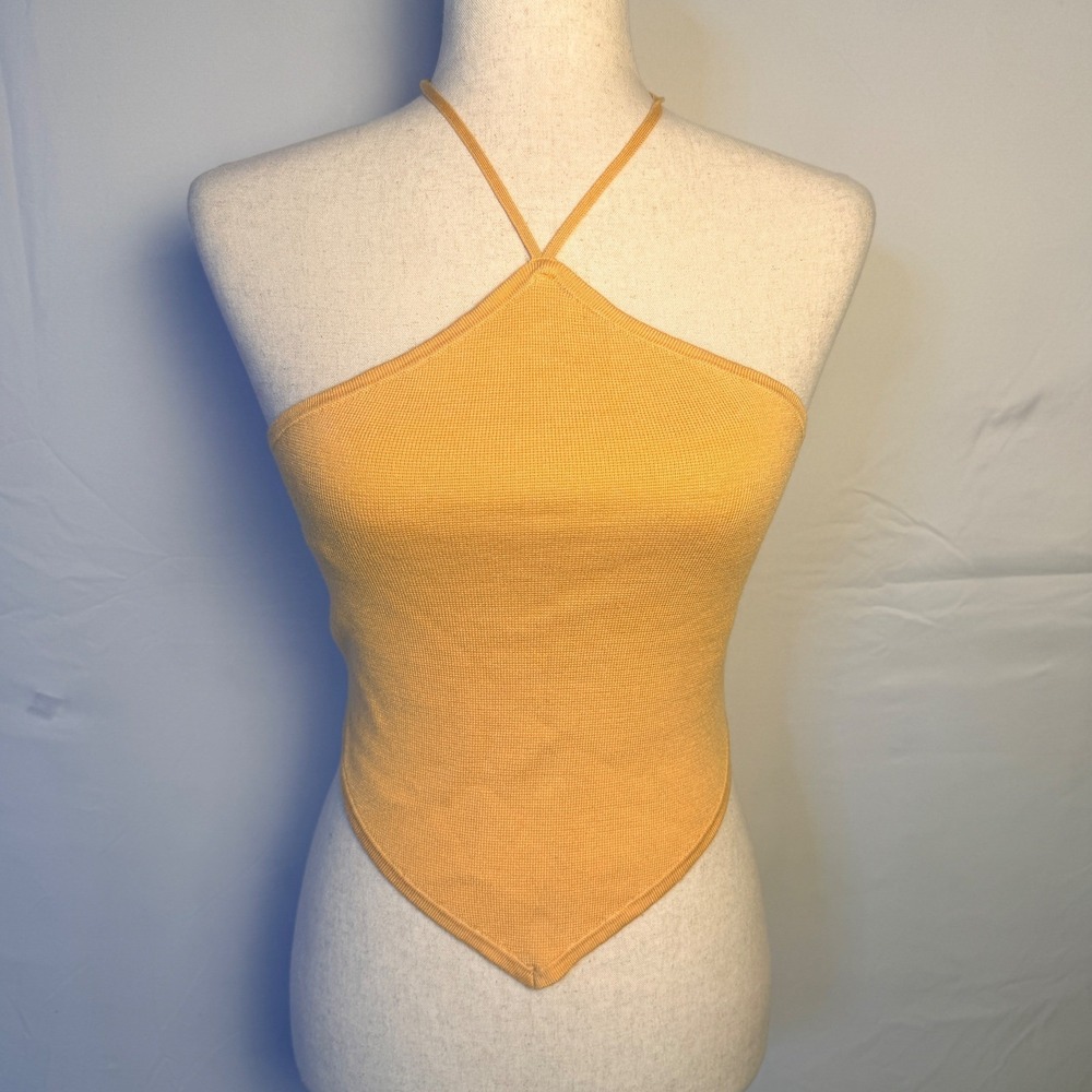Vintage Abercrombie & Fitch,Y2K Handkerchief Halter, festival, club, stretch
